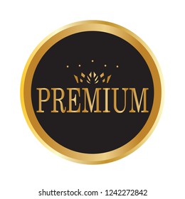 Abstract premium label