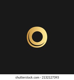 Abstract premium linear letter O logo icon design modern minimal style illustration.