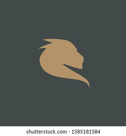 Abstract premium lion logo design. Icon lion vector illustration