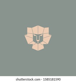 Abstract premium lion logo design. Icon lion vector illustration