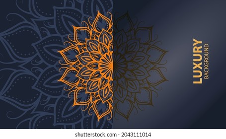 Abstract premium mandala project background. Islamic background. Modern background. Mandala