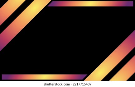 Resumen De Fondo Moderno Premium. Ilustración del vector de gradación de color Sunset