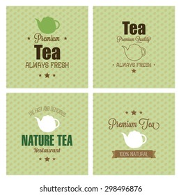 Abstract premium tea background with some special objects