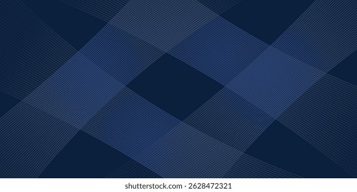 plano de fundo da apresentação abstrata. Fundo de corte de papel de luxo. Decoração dourado padrão meio-tom gradiente Único azul escuro simples
