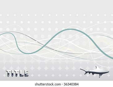 Abstract presentation background - vector illustration