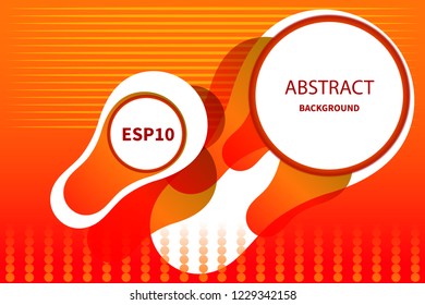 Abstract presentation banner color shapes or web banner. Colorful fluid shape. Hipster modern geometric abstract background. ESP10 vector