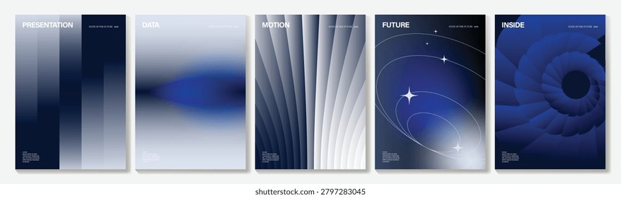 Conjunto Vector Plantillas cubierta