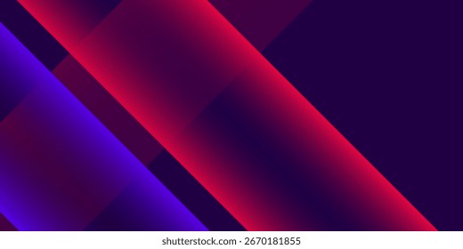 Abstract presentation design beautiful moving rays colorful neon effect banner template. Vector illustration
