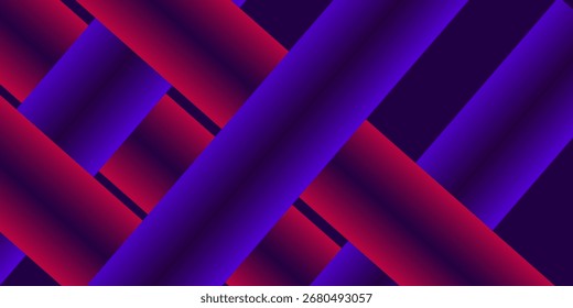 Abstract presentation design beautiful moving rays colorful neon effect banner template. Vector