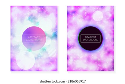 Abstract Presentation. Minimal Pattern. Space Banner. Vibrant Dots. Light Futuristic Backdrop. Blue Tech Background. Motion Flyer. Hologram Shape. Purple Abstract Presentation