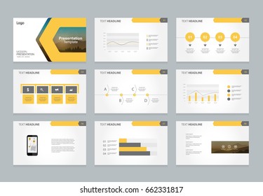 abstract presentation slide template design background  and page layout for brochure,book,report, with flat vector infographic elements design 