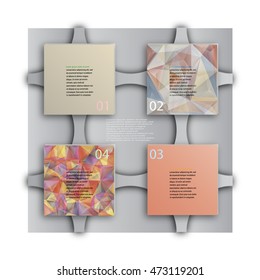 Abstract  Presentation, Web Design or Brochure. Useful for Diagram . Number Option . Modern Background. 