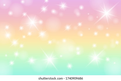 Abstract princess background. Galaxy wallpaper. Premium vector.