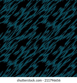 Abstract print animal dark seamless pattern. Zebra, tiger stripes. Repeating background texture. Fabric design. Wallpaper - vector 