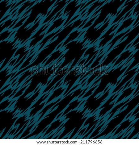 Abstract print animal dark seamless pattern. Zebra, tiger stripes. Repeating background texture. Fabric design. Wallpaper - vector 