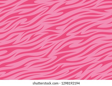 Abstract print animal seamless pattern. Zebra, tiger stripes vector