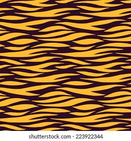 Abstract print animal seamless pattern. Zebra, tiger stripes. Striped repeating background texture. Cloth design. Wallpaper 