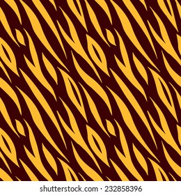 Abstract print animal seamless pattern. Zebra, tiger stripes. Striped repeating background texture. Cloth design. Wallpaper 