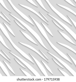 Abstract print animal white seamless pattern - vector 