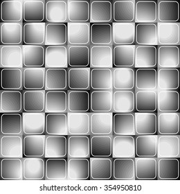 Abstract print. Decorative vector background. Pearl tiles.