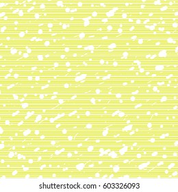 Abstract print fabrics with stripes and spots. The seamless vector pattern.
