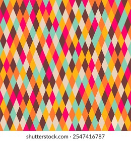 Abstract print pattern background with rhombs decor design art wallpaper for textile, pack paper etc 