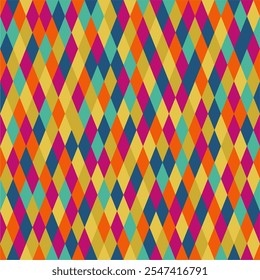 Abstract print pattern background with rhombs decor design art wallpaper for textile, pack paper etc 