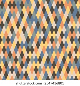 Abstract print pattern background with rhombs decor design art wallpaper for textile, pack paper etc 