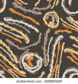 Abstract print pattern. Vector illustration for celebration, party, holiday, invitation and Your project. Chaotic Decor. Modern Creative Style.