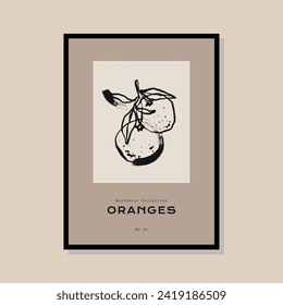 Abstrakte Design-Vorlage für Druckplakate. Handgezeichnet minimales Design für Tapete, Tapete, Druck, Postkarte, Deckel, Vorlage, Banner.