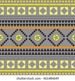 Abstract print template for fabric and paper. Vector pattern with rhombus ornament.
