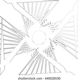 Abstract print, texture with bevel-like effect. Random abstract texture