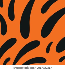 Abstract print tiger skin. The texture of the striped background. Fabric design.