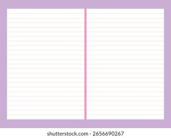 Abstract printable digital paper notebook page template
