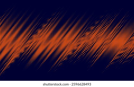 Abstract printing raster, abstract vector halftone background.