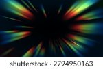 Abstract Prismatic Light Burst Background, Vector Illustration