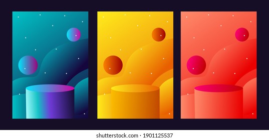 abstract product display podium vector 3D , perfect for your food, drink, perfume product.