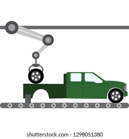 Abstract production line
