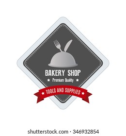 Abstract profession label on a white background