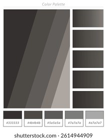 Abstract Professional Color Platte vector file template