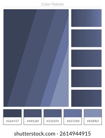 Abstract Professional Color Platte vector file template
