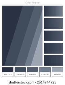 Abstract Professional Color Platte vector file template
