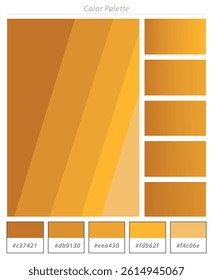 Abstract Professional Color Platte vector file template