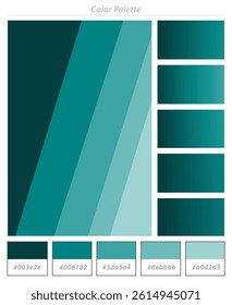 Abstract Professional Color Platte vector file template