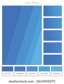 Abstract Professional Color Platte vector file template