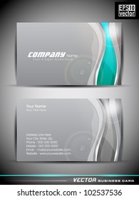 Abstract professional and designer business card template or visiting card set. EPS 10. Vector illustration.