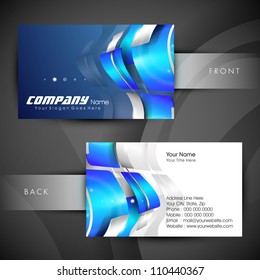 Abstract professional and designer business card template or visiting card set. EPS 10.