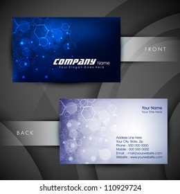 Abstract professional and designer business card template or visiting card set. EPS 10.