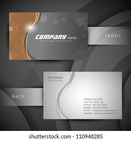 Abstract professional and designer business card template or visiting card set. EPS 10.