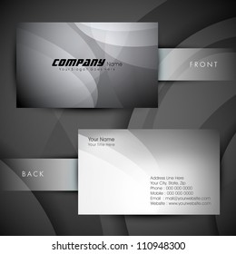 Abstract professional and designer business card template or visiting card set. EPS 10.